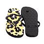 Sandalias Mujer Hawaianas Animal Print Amarillo Hang Loose
