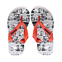 Sandalias Hombre Hawaianas Gris Rojo Condorito