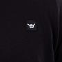 POLERON CREW NECK HANG LOOSE MINILOGO HOMBRE NEGRO