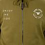 POLERON FULL ZIPPER HANG LOOSE DUBLOG HOMBRE VERDE MUSGO