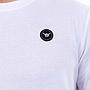 POLERA MANGA CORTA HANG LOOSE LOGOLABEL HOMBRE BLANCO