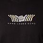 POLERA MANGA CORTA HANG LOOSE ECHO HOMBRE GRIS OSCURO