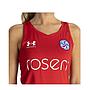 Polera Mujer Deportiva Sin Mangas Rojo Under Armour