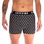 Pack 2 Boxer Hombre Print Gris Negro Spitfire