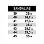 Sandalia Hombre Slip On Strips Azul Royal