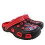 SANDALIAS ALPHA SHOES NEGRO ROJO