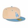 Jockey Los Angeles Dodgers MLB Ice Latte 59 Fifty Vicera Plana Caps