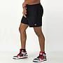 REVERSE WEAVE CUT OFF SHORT (BLACK, S)