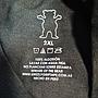 Polera Hombre Grizzly Griptape Lowercase Fadeaway Negro Letras Blancas