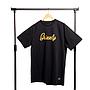 Polera Hombre Grizzly Griptape Print Script Negro