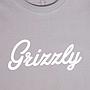Polera Hombre Grizzly Griptape Print Script Gris