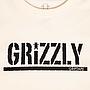 Polera Hombre Grizzly Griptape Print Script Logo Off White