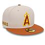 Jockey New Era 59FIFTY Anaheim Angels Boucle Contemporary MLB Beige