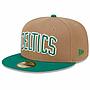 Jockey New Era 59FIFTY Boston Celtics NBA 8-Bit Wordmark Beige