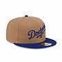 Jockey New Era 59FIFTY Los Angeles Dodgers MLB 8-Bit Wordmark Beige