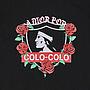 Polera Colo Colo Urbano Mujer Negro Rosas Amor Eterno