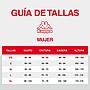 Pantalones de Mujer Kappa Big Logo Gris
