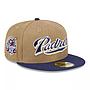 Gorro 59fifty MLB San Diego Padres Canvas Crown Med Cafe