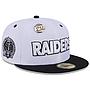 Gorra 59fifty Las Vegas Raiders NFL 59Fifty Day Blanco