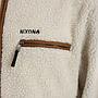 Polerón Hombre Nixon Sherpa Half Zip Beige Brown