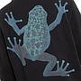 Polerón Hombre Full Zipper Frog Black