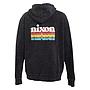 Polerón Zipper Hombre Black Logo Back Rainbow