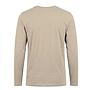Polera Manga Larga Hombre Beige Line Converse
