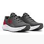 Zapatilla Running Hombre UA Surge 4 Gris Rojo