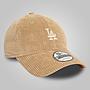 Jockey Gorra New Era LA Dodgers Cord Beige 9TWENTY Adjustable Capnotone Cord Beige
