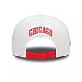 Gorra New Era 9Fifty NBA Chicago Bulls White Crown Red