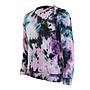 Poleron Crew Niño Tie Dye Print Morado