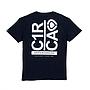 Polera C1RCA Break Up Tee Negro Oversize Algodón