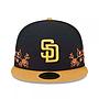 Jockey Gorra New Era 9FORTY Floral Vine San Diego Padres Negro