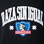 Poleron Colo Colo Urbano Hoodie Negro «Raza Sin Igual»