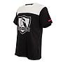 Polera Colo Colo Urbano Blanco y Negro Escudo Front