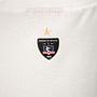 Polera Colo Colo Urbano Blanco y Negro Escudo Front