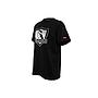Polera Colo Colo Urbano Negra Escudo Plateado