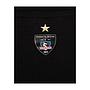 Polera Colo Colo Urbano Negra Escudo Plateado