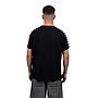 Polera Kappa Hombre Black Banda White i26