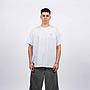 Polera Hombre Colo Colo Urbano Blanco Oversize Escudo Pequeño Gris