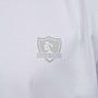 Polera Hombre Colo Colo Urbano Blanco Oversize Escudo Pequeño Gris