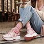 Zapatilla Mujer Michael Kors Original Cosmo Logo Smokey Rose