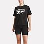 Polera Mujer Reebok Classics Big Logo Tee Algodón Negro