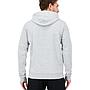 Polerón Hoodie Hombre Reebok Gris Melange Logo Negro