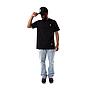 Polera Hombre Grizzly Griptape Print Script Negro