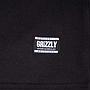Polera Hombre Grizzly Griptape Print Script Negro Neon