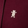 Polera Hombre Grizzly Griptape Embroidered OG Bear Burgundy