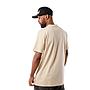 Polera Hombre Grizzly Griptape Print Script Logo Negro Beige