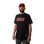 Polera Hombre Grizzly Griptape Print Script Logo Off Black