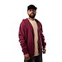 Polerón Full Zip Hombre Grizzly Griptape Embroidered OG Bear Burgundy